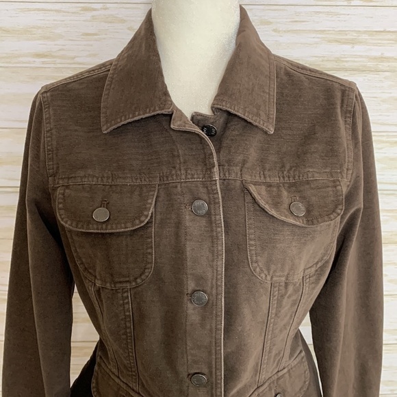 J. Jill Brown Jean Jacket - Picture 2 of 9